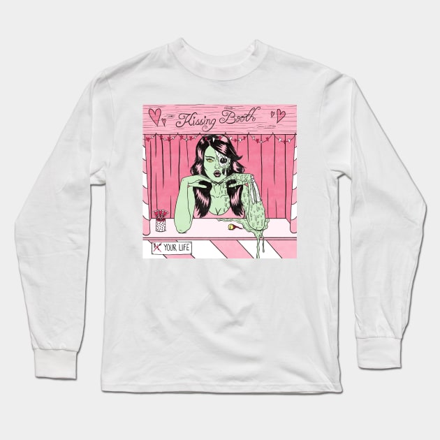 Kissing Booth Long Sleeve T-Shirt by classycreeps